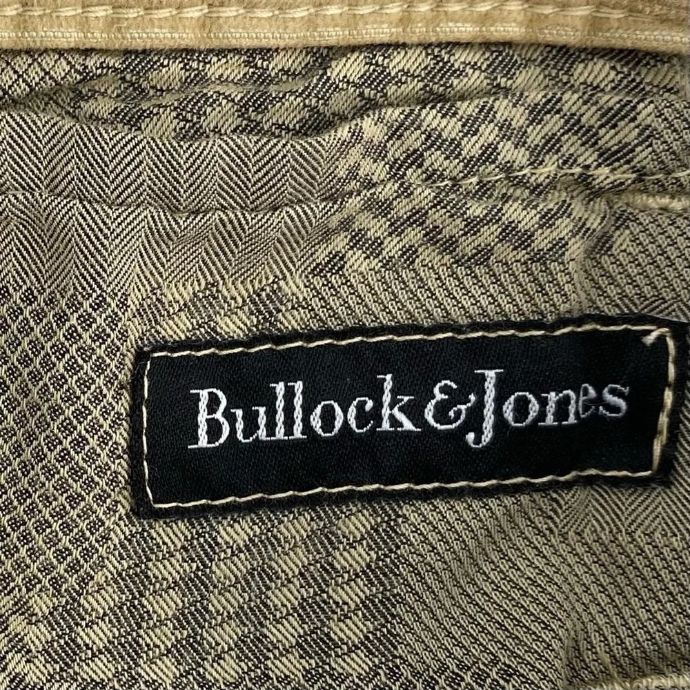 𝅺bullock & Jones Men’s Khaki Tan Corduroy Straight-Leg Pants, EUC, Size 40x34 - Picture 4 of 14